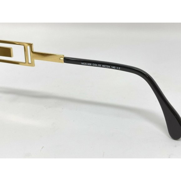 Cazal Vintage Eyeglasses Model 958 - Col. 33- Gold & Marble Brown - Picture 5 of 11